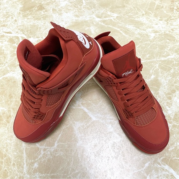 Jordan 4 Retro Brick by Brick -Men's Casual Sneakers Shoes - Picture 3 of 10